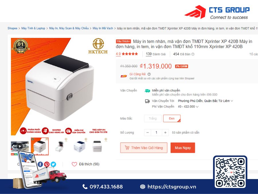 may-in-nhiet-Xprinter 420b